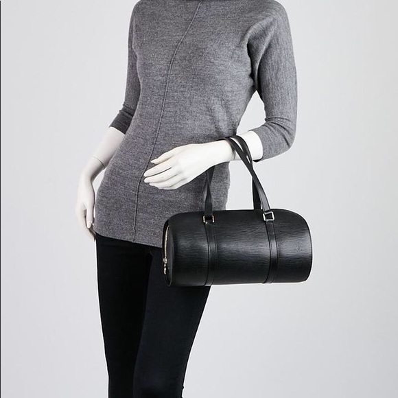 Louis Vuitton | Bags | Auth Louis Vuitton Epi Soufflot Noir | Poshmark